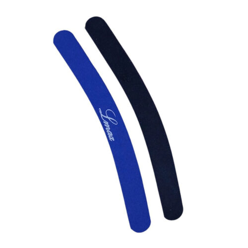 Lima acolchada azul-negra curva
